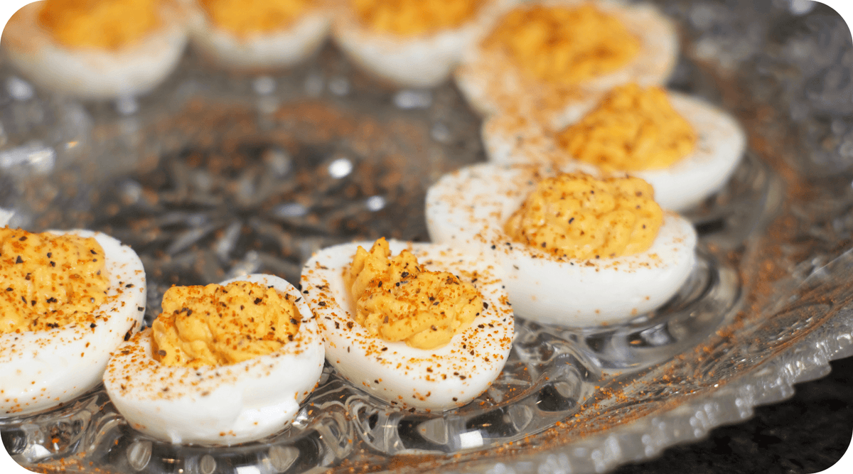 Easy Spicy Deviled Eggs